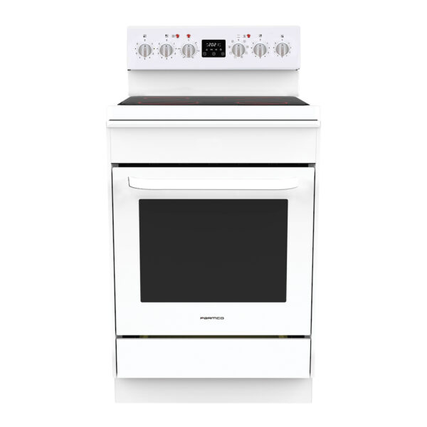 600mm Freestanding Stove, Ceramic Cooktop, 8 Function Electric Oven